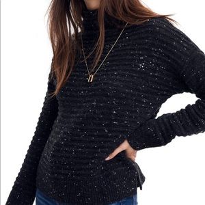 Belmont Donegal Mock Neck Sweater by Madewell